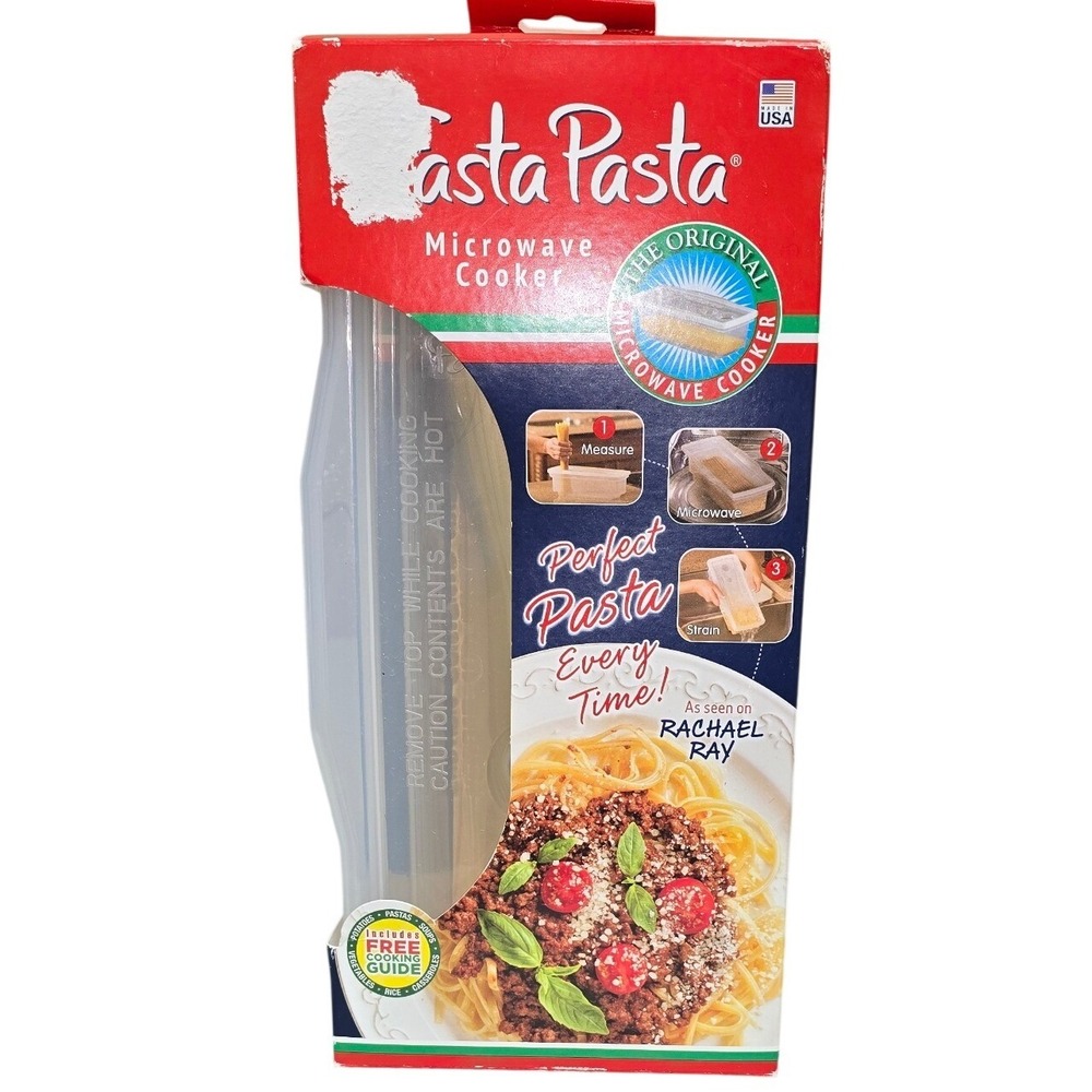 Fasta Pasta Microwave Cooker Original As Seen On Rachael Ray New In Box USA Made